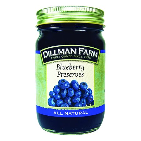 DILLMAN FARM All Natural Blueberry Preserves 16 oz Jar 21261